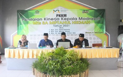 MTs SA Miftahul Hikmah Sukses Gelar PKKM 2021